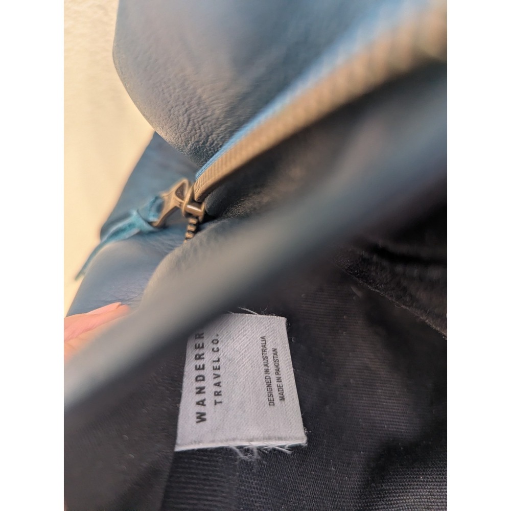 WANDERERS TRAVEL CO Aqua Como Luxury Designer Handbag Shoulder Bag $249 purse - Picture 15 of 16